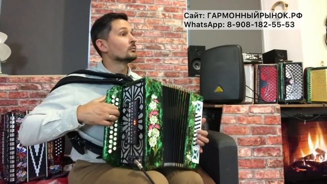 Гармонь-мечта! Еще немного о функциях миди гармони. Установка в гармонь Тульскуая 301М смотреть онлайн