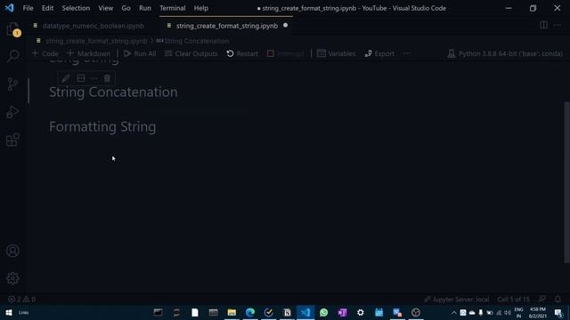 12. String Data Type | Long String | String Concatenation | String Formatting - Python смотреть онлайн