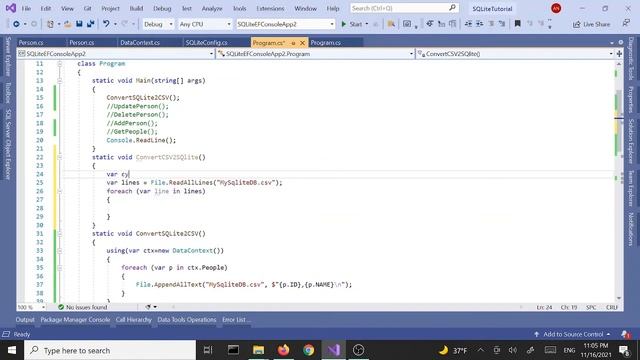 SQLite | C# | Part 6 | CSV File | Convert To/From CSV смотреть онлайн