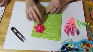 Квиллинг для начинающих. Делаем открытку в технице ажурный квиллинг