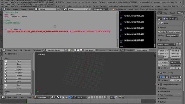 BLENDERSUSHI / AN Extra Objects Generator Hacking (LIVENODING119) смотреть онлайн