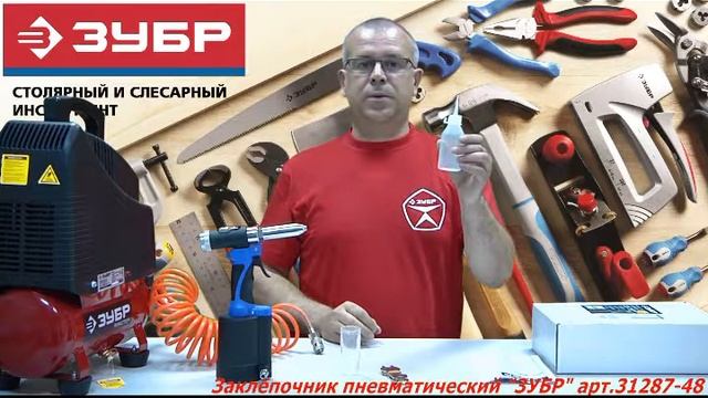Заклепочник пневматический ЗУБР 31287-48 смотреть онлайн