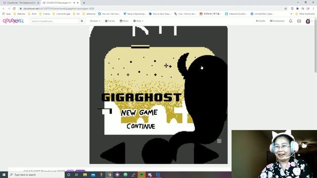 2020 Halloween Game Jam: Sonya playing "GIGAGHOST﻿﻿﻿" смотреть онлайн