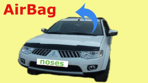 Снимаем ПОДУШКУ Mitsubishi Pajero Sport