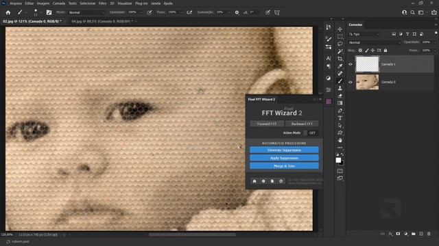 Removendo textura de fotos antigas | Restauração de imagens смотреть онлайн