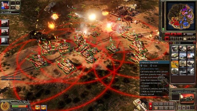 C&C Red Alert 3: Generals Evolution Mod BETA 0.2 - China Tank Gameplay [Max Settings] смотреть онлайн