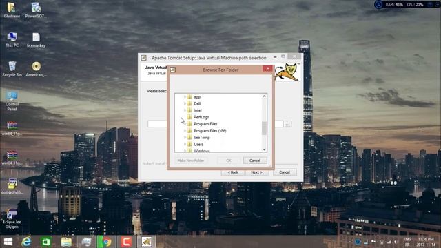 How to download and install eclipse JEE (october 2017)| start a Dynamic web project смотреть онлайн