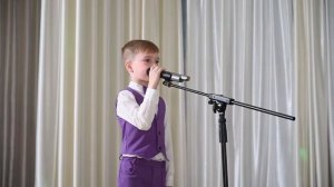 Песня "Прощай любимый детский сад", Степан Смирнов,  7 лет