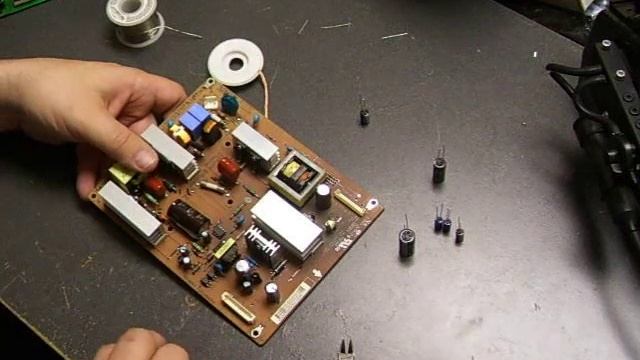 Repairing a LG W2753V-pf LCD monitor - Part 2 Board repair смотреть онлайн