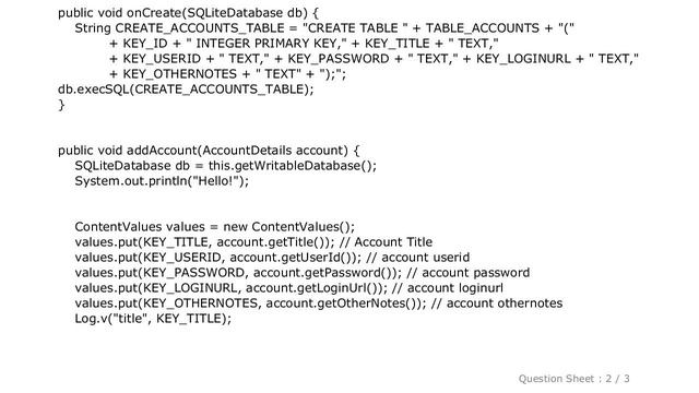 Android : Android SQLite issue - table ... has no column named смотреть онлайн
