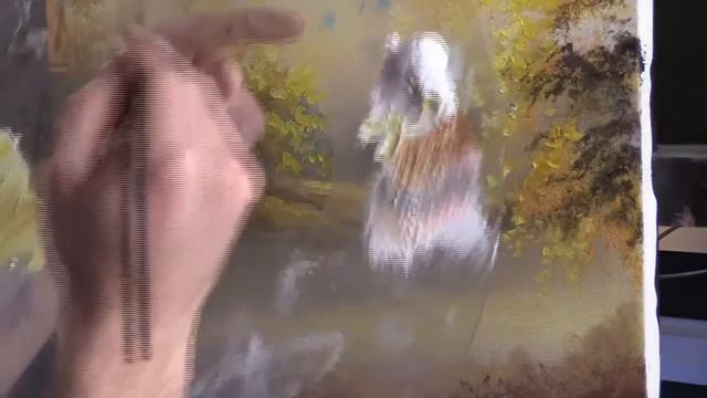 LIVE painting landscape - Birch Forest смотреть онлайн