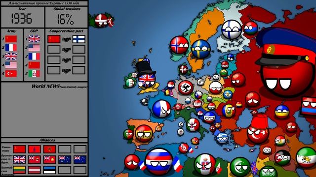 CountryBalls / Рейх! Путь к победе! #4 ОСЬ! В Европе пахнет жареным смотреть онлайн