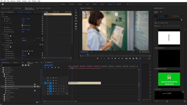 How to Blur in Premiere Pro CC смотреть онлайн
