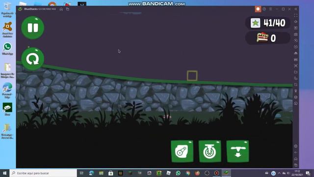 Jugando BadPiggiesHD 1.5.3, Con Emulador De Android