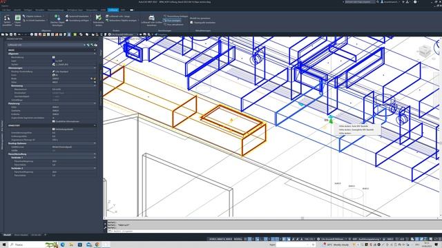 AutoCad MEP - Höhenabfrage Bauteile Lüftung - Variante 1 смотреть онлайн