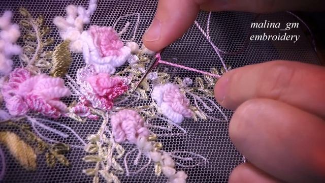 Hand Embroidery | Rose Bouquet | Вышивка:букет роз смотреть онлайн