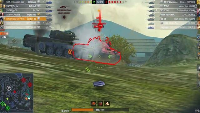 SKODA T 50. Ace Mastery. 4.4 DMG. WOT Blitz смотреть онлайн