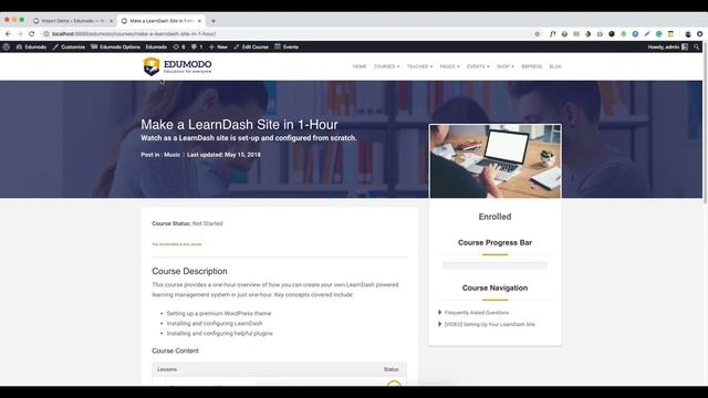 03 How to Activate LearnDash LMS Plugin And Import Demo Data смотреть онлайн