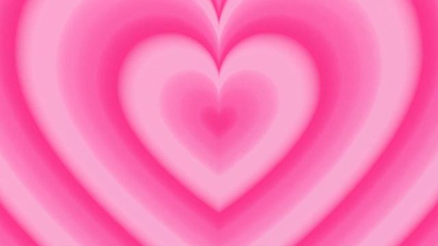 Dreamy Aura Pink Heart Gradient Tunnel 1 Hour Loop HD 4K смотреть онлайн