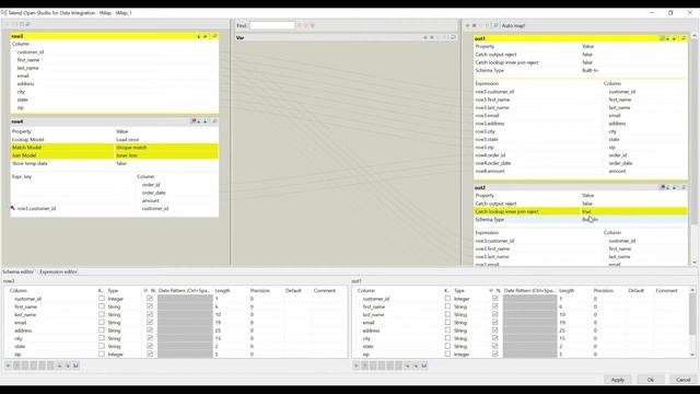 SQL Joins : Inner Join in Talend смотреть онлайн