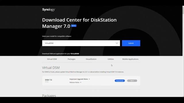 NAS Synology. Краткий обзор Virtual DSM 7. Ставим Virtual DSM