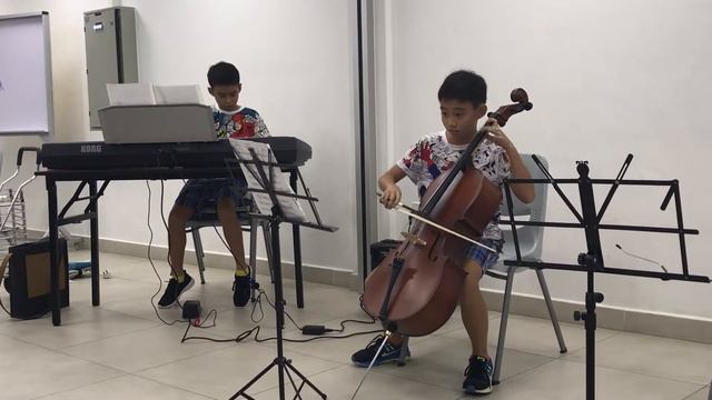 Cossack on piano and cello смотреть онлайн