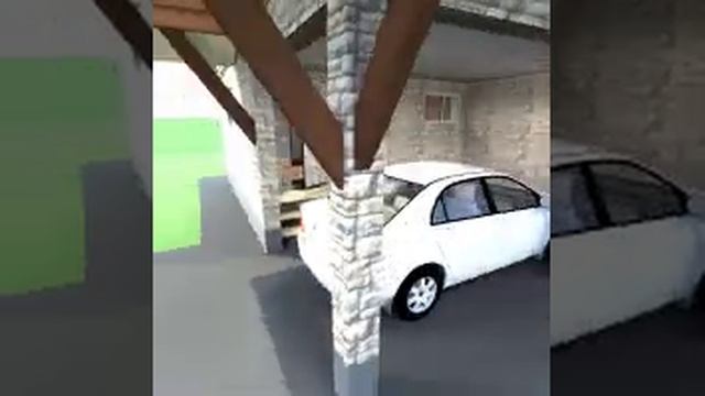 дизайн навеса для машин при доме. смотреть онлайн