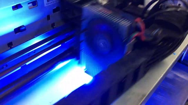 Печать шрифта Брайля (печать объемного 3D текста) на УФ принтере, инструкция и обзор, сама печать смотреть онлайн