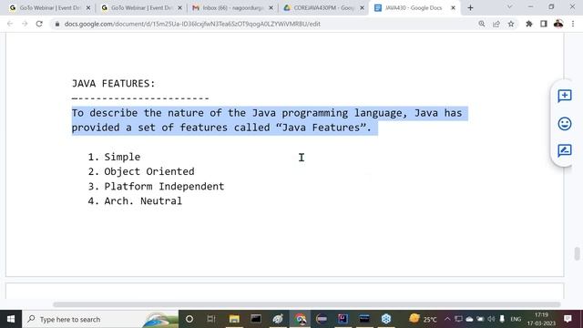 FULL STACK JAVA tutorials || Session - 2 || by Mr. Nagoor Babu On 17-03-2023 @4:30PM IST смотреть онлайн