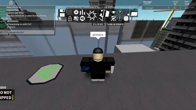 ROBLOX PARKOUR-como hacer el long jump-salto alto смотреть онлайн