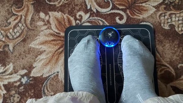 МАССАЖНЫЙ импульсный ЭЛЕКТРИЧЕСКИЙ коврик для НОГ-СТОП|ТЕСТ|