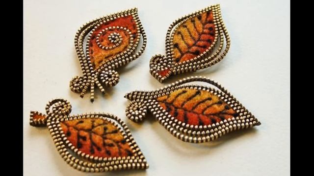 Замки-молнии в красивых и модных украшениях. Обзор изделий мастеров. смотреть онлайн