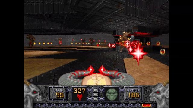 Heretic: Shadow of the Serpent Riders (Black Plague 100%) Walkthrough (E5M8: Field of Judgement) смотреть онлайн