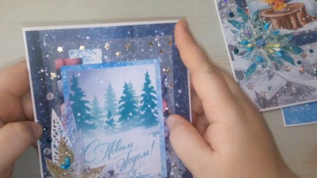 Новогодние открытки смотреть онлайн
