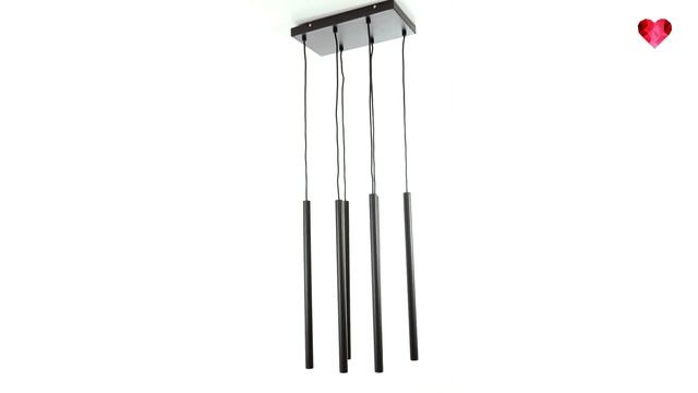 Lampa wisząca SANLYS 6 67213 nad wyspę, czarna na żarówki G9 nowoczesna w stylu ilove.lighting ❤️ смотреть онлайн