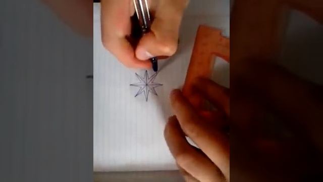 ✵Как рисовать Восьмиконечную Звезду ✵ смотреть онлайн