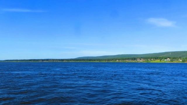 Река Лена - Нижнее устье реки Витим (близ п.Витим, Ленский район, Якутия) смотреть онлайн