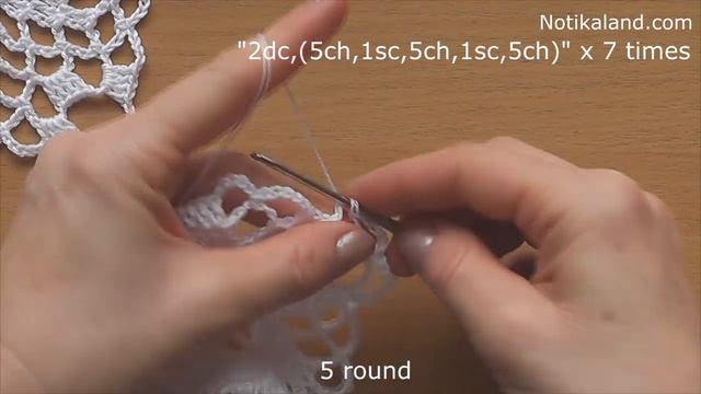 Crochet Doily Crochet Motif For Doily Tablecloth Part 1