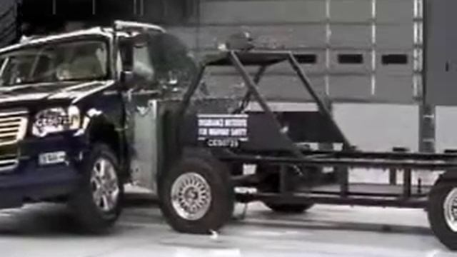 Crash Test 2007 - 08 Ford Explorer IIHS Side Impact смотреть онлайн
