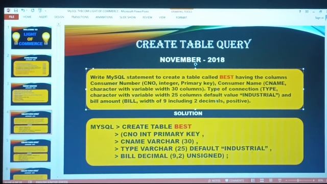 COMPUTER SYSTEMS & APPLICATIONS for TYBCOM | MYSQL | EXCEL смотреть онлайн