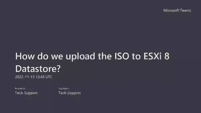 How do we upload the ISO to ESXi 8 Datastore? | WinSCP смотреть онлайн