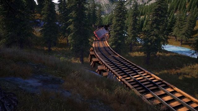 КРУШЕНИЕ ПОЕЗДА В ГОРАХ!!! УГАРНАЯ ЖЕЛЕЗНАЯ ДОРОГА!!! #6 смотреть онлайн