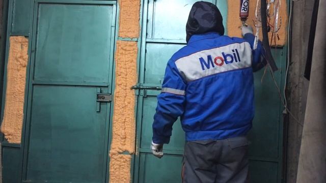 пена polinor утепление ворот в гараже смотреть онлайн