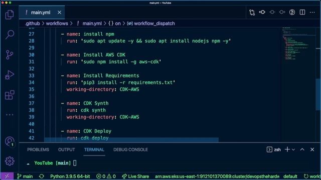 Deploying AWS CDK With Github Actions смотреть онлайн