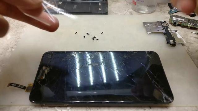 REDMI 4X. Замена модуля.Как так разбивают?/Redmi 4X Display Replacement