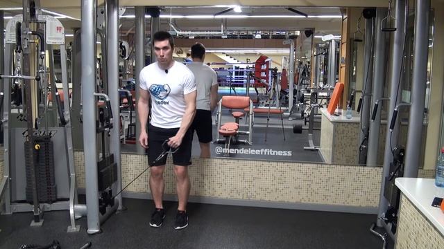 Как делать горизонтальное отведение руки в кроссовере смотреть онлайн