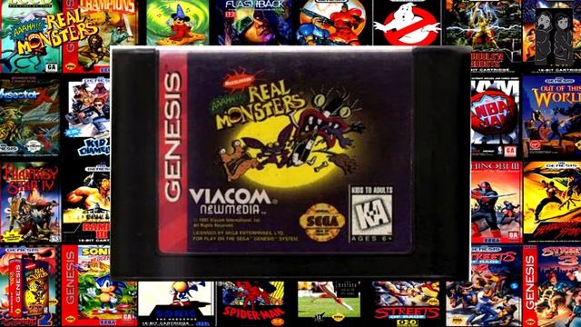 Music From AAAHH!!! Real Monsters Game / Музыка из Настоящие монстры (Sega, Sega Genesis)