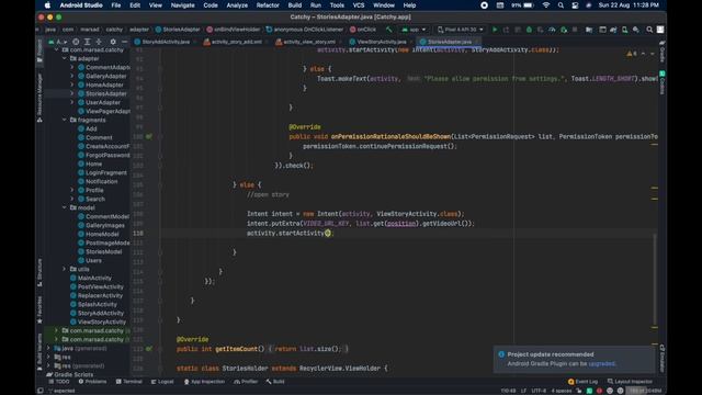 How to create Social Media App in Android Studio || Story || Part 33 смотреть онлайн