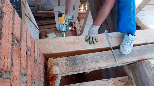 Монтаж балок перекрытия смотреть онлайн