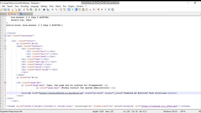 Brilliant Error 404 Page in PHP, HTML, CSS, JavaScript, MySQL Source Code- #Trending Web Developmen смотреть онлайн